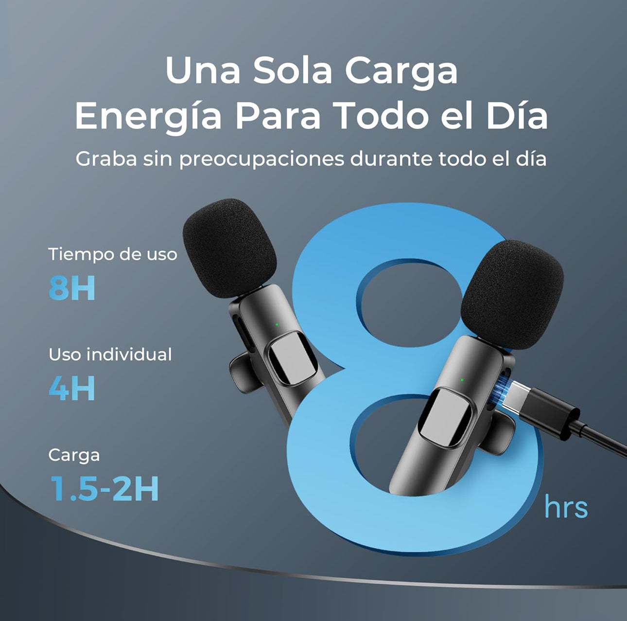 TokCast Mic Pro – Micrófonos Inalámbricos para Móvil (iPhone y Android)