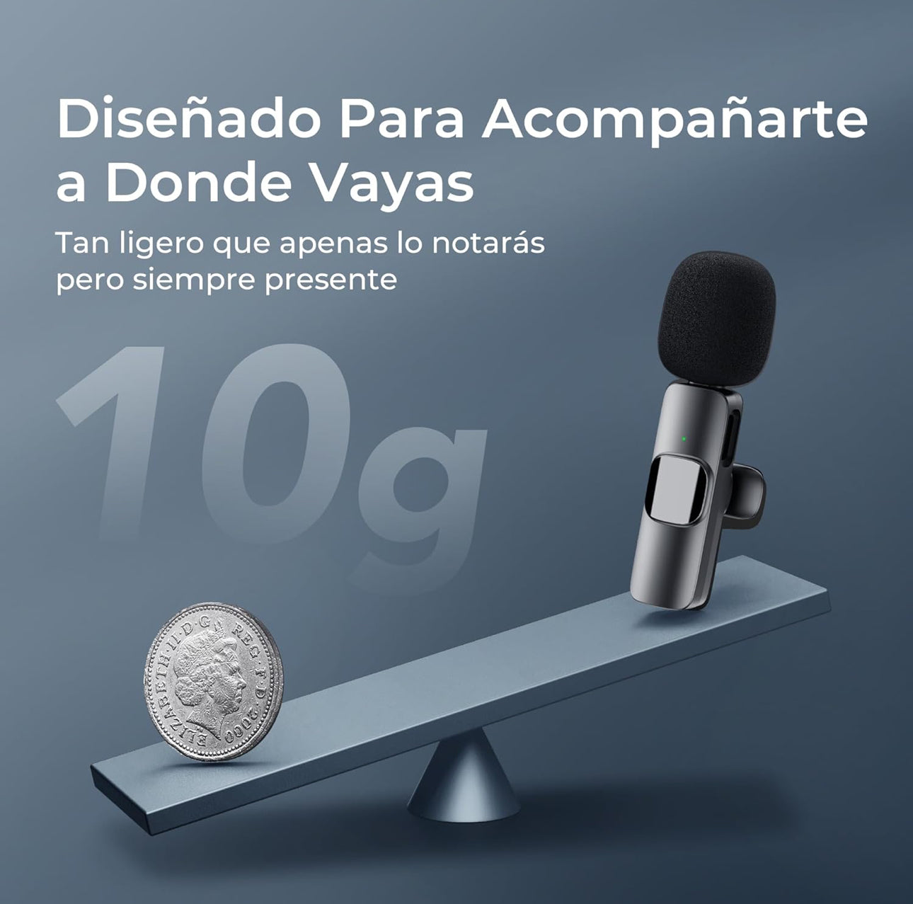 TokCast Mic Pro – Micrófonos Inalámbricos para Móvil (iPhone y Android)