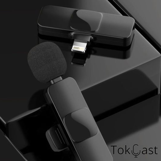 TokCast Mic Pro – Micrófonos Inalámbricos para Móvil (iPhone y Android)