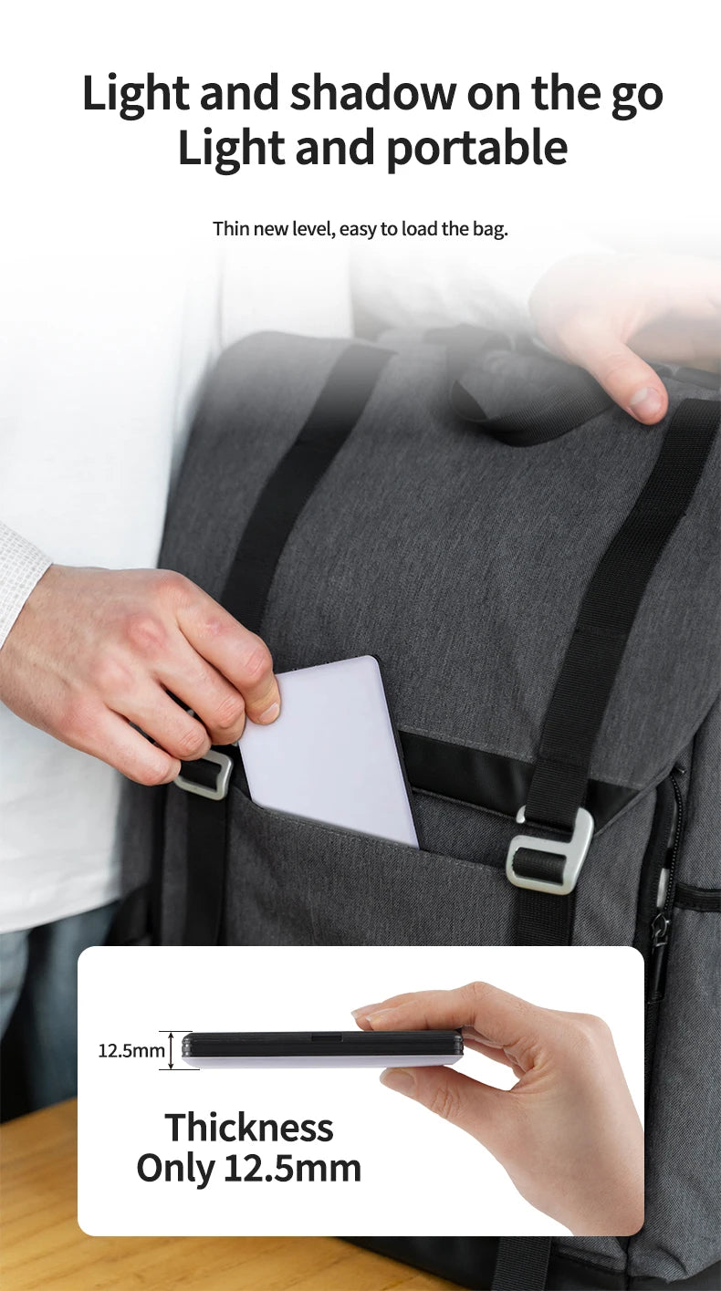 TokCast LED Pro – Foco LED RGB portátil para móvil, cámara y PC